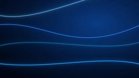 Blue Flowing Light Streaks Animation Background Stock Footage 331817298