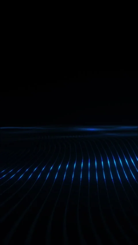 Blue flowing lines Stock Footage 317736690