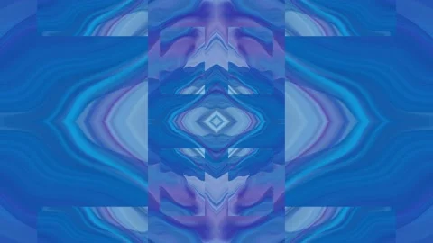 Blue flowing liquid ink waves abstract motion blurred background. Stock Footage 152311319