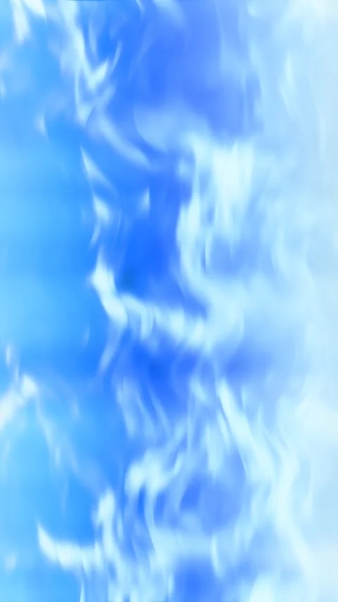 Blue flowing liquid wave abstract loop 库存影片 345410183