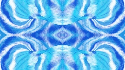 Blue flowing liquid waves abstract motion blurred background. Stock Footage 150233718