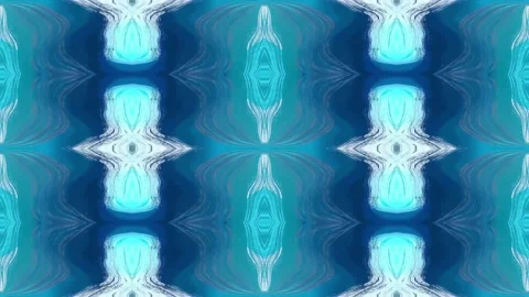 Blue flowing liquid waves abstract motion blurred background. Stock Footage 150737104