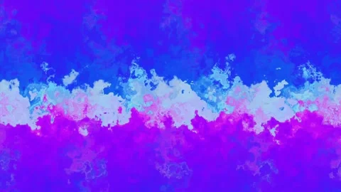 Blue flowing liquid waves abstract motion-blurred background. Trendy Stock Footage 154990528