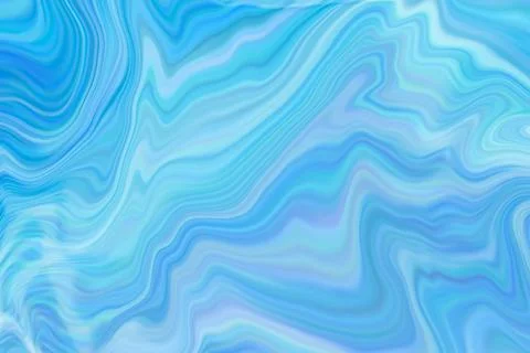 Blue flowing liquid waves abstract motion blurred background. Stock Illustration