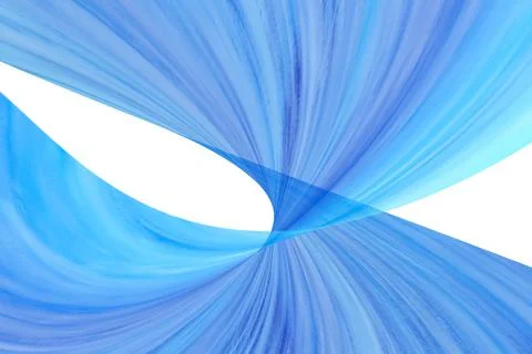 Blue flowing liquid waves abstract motion blurred background. Stock Illustration