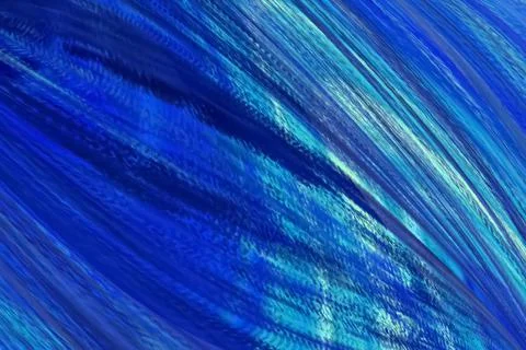 Blue flowing liquid waves abstract motion blurred background. Stock Illustration