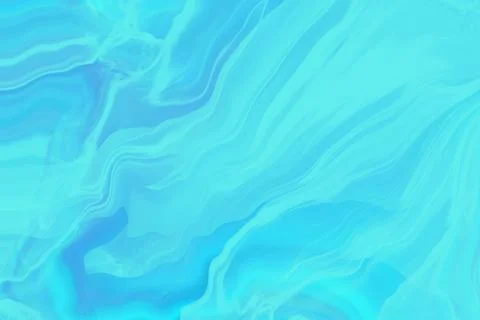 Blue flowing liquid waves abstract motion blurred background. Stock Illustration