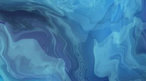 Blue flowing liquid waves abstract motion blurred background. Stock Illustration