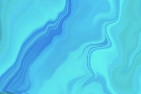 Blue flowing liquid waves abstract motion blurred background. Stock Illustration