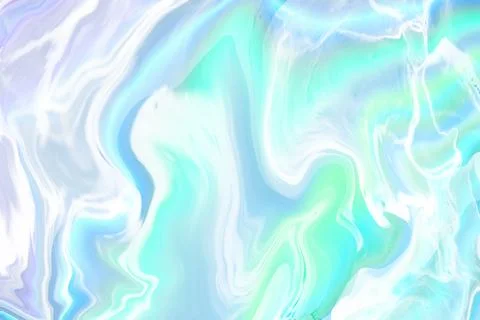 Blue flowing liquid waves abstract motion blurred background. Stock Illustration