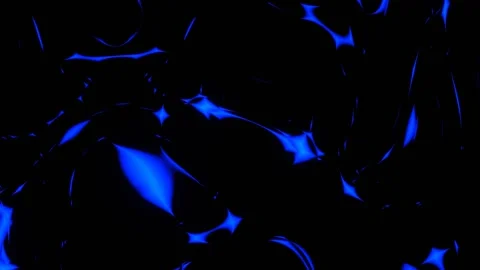 Blue Flowing Strange Changing Abstract Background VJ Loop in 4K Stock Footage 308534142