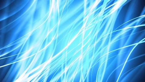 Blue Flowing Streaks Stock Footage 78594332