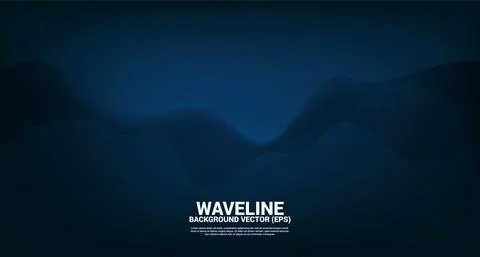 Blue fluid curve shape background. Concept design for flowing futuristic and  Illustrazione stock