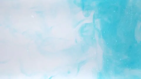 Blue Fluid floating in water for background use. Stock Footage 188691855