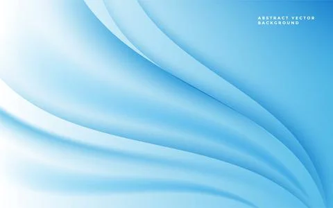 Blue Fluid Gradient background. Blue abstract wave background. Stock Illustration