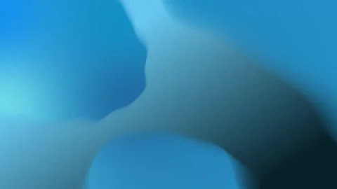 Blue Fluid Gradient Waves Abstract Motion Graphic Loop Stock Footage 348049808