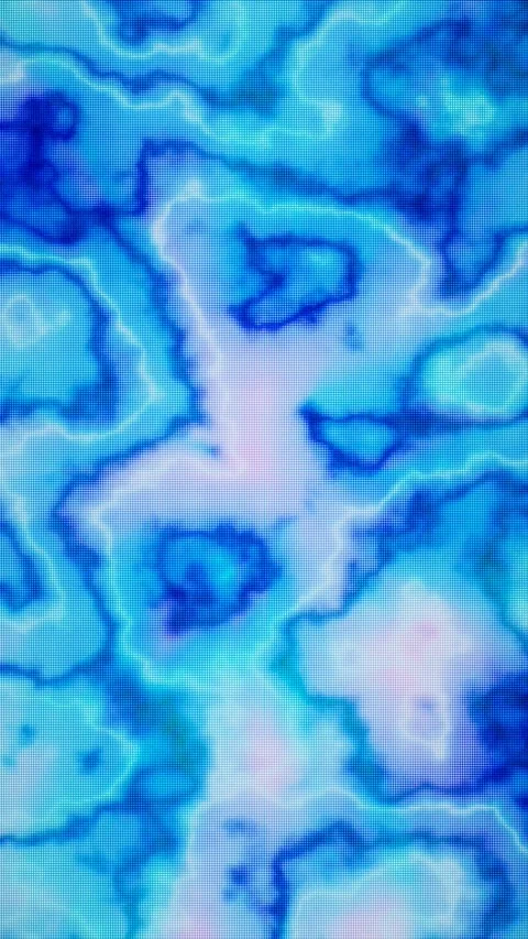 Blue Fluid Plasma with Digital Pixel Grid Texture Stock Footage 343670906