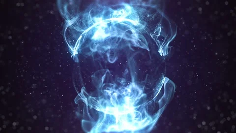 Blue Fluid Ring in a 3D animation Stock Footage 233768447