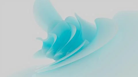 Blue Fluid Spiral Wave Design Stock Illustration