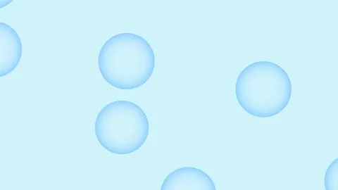 Blue Flying Bubbles Dance Across a light blue Backdrop, Creating an Airy an.. 스톡 일러스트