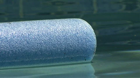 Blue Foam Pool Toy 1 Stock Footage 293174