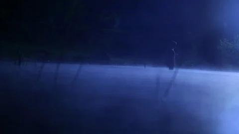 Blue fog Video stock 122822130