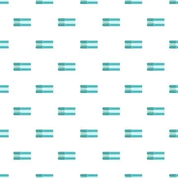 Blue folded towels stack pattern repeating background イラスト素材