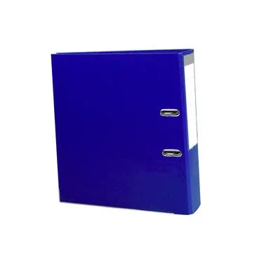 Blue folder Fotos Stock