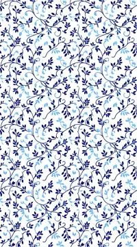 Blue foliage leaf vine pattern a natural botanical background. Stock Illustration