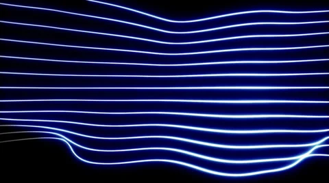Blue Form Lines 10 Stock Footage 36108404