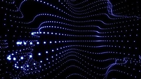 Blue Form Lines 6 Stock Footage 36108875