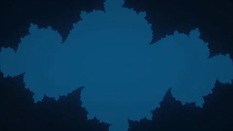 Blue Fractal Cloud Opening Abstract Motion Background Stock Footage 345960852