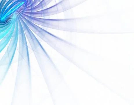 Blue fractal Stock Illustration