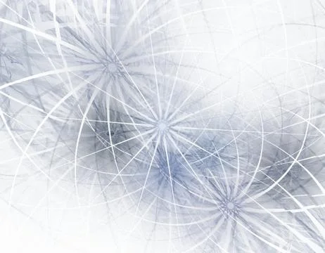Blue fractal Stock Illustration