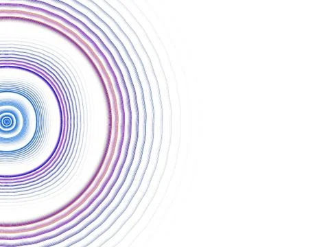 Blue fractal Stock Illustration