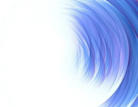 Blue fractal Stock Illustration