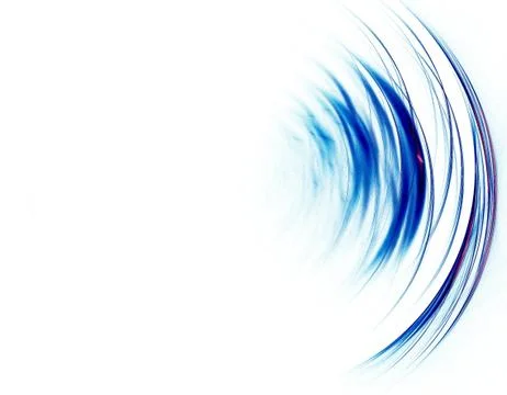 Blue fractal Stock Illustration