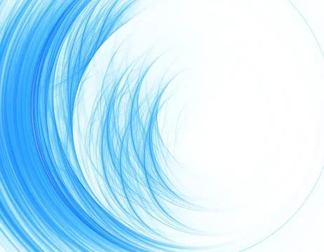 Blue fractal Stock Illustration