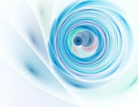 Blue fractal Stock Illustration