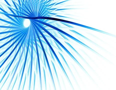 Blue fractal Stock Illustration