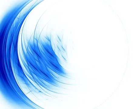 Blue fractal Stock Illustration