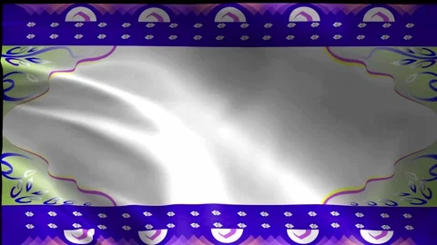 Blue frame abstract pattern wave Stock Footage 342305017
