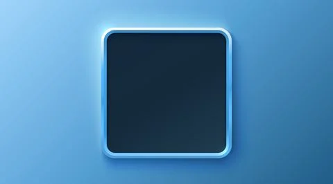 Blue frame label, event bar button, gold signboard. Vector illustration Stock Illustration