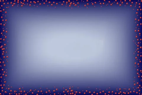 Blue frame with red dotted edges,sides for text Stock Illustration