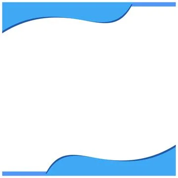 Blue frame for your text or image. Abstract background in blue and white colors. 스톡 일러스트