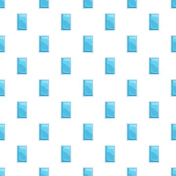 Blue frames forming modern seamless pattern background Stock Illustration