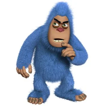 Blue freak 스톡 일러스트