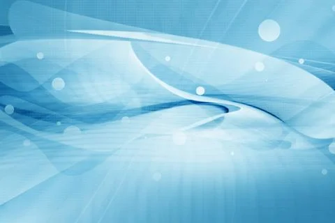 Blue Futuristic Background Stock Illustration
