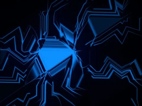 Blue Futuristic Digital Pattern Overlay 스톡 일러스트