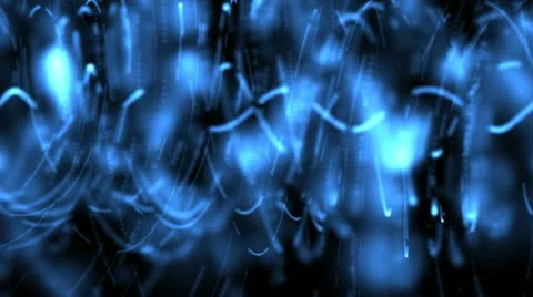 Blue futuristic lines loopable background Stock Footage 11237524